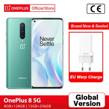 Global Version OnePlus 8 5G Smartphone 8GB 128GB Snapdragon 865 6.55'' 90Hz Fluid Display 48MP Triple OnePlus Official Store NFC