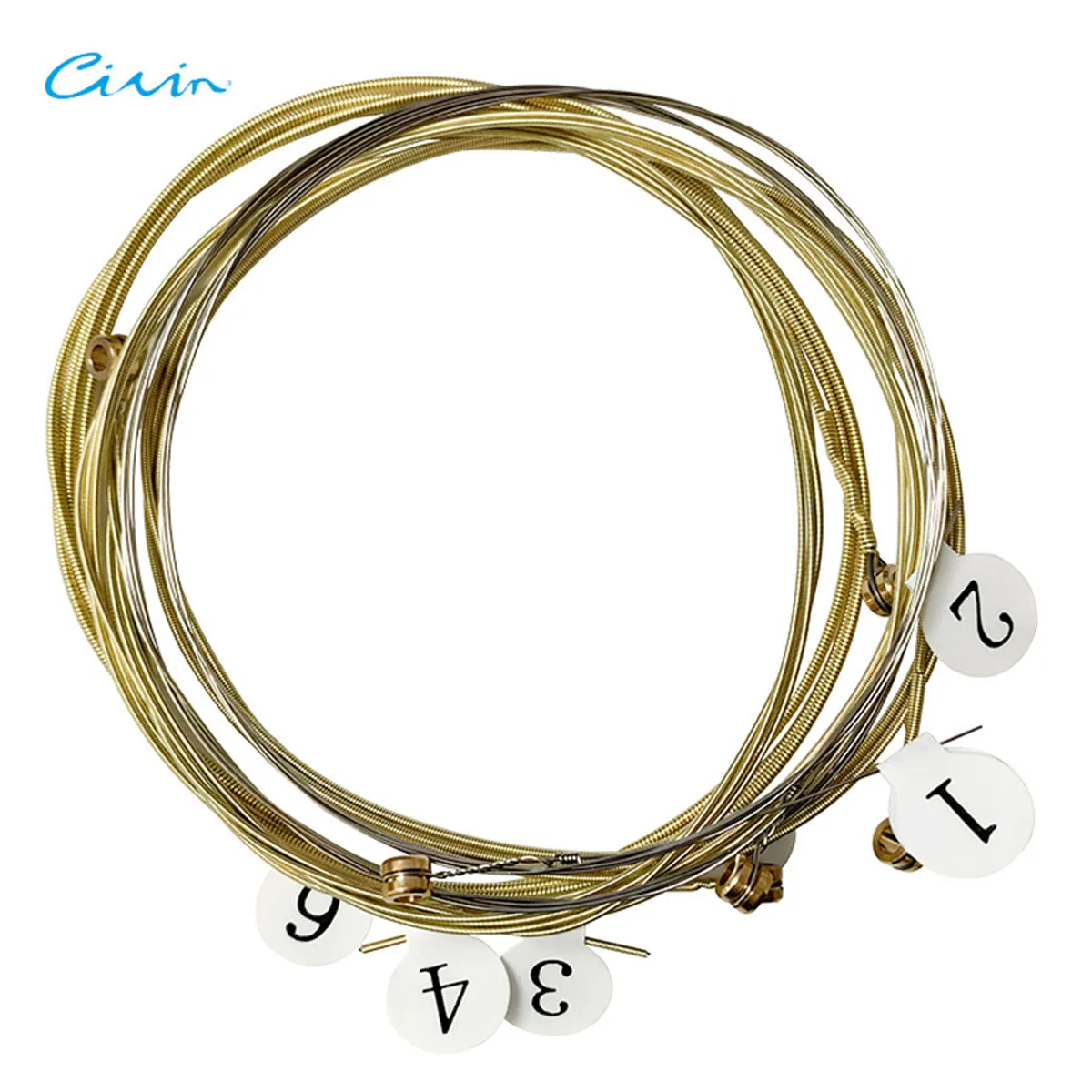 Civin CA60-M/CA60-L 인청동 어쿠스틱 기타 줄 ? 미디엄 012-053 & 슈퍼 라이트 011-050 옵션, 헥스 코어, 녹 방지