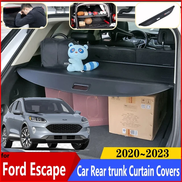 Car Trunk Curtain for Ford Kuga MK2 Escape Accessories 2014~2019  Retractable Cargo Cover Rear Boot Tray Privacy Security Luggage - AliExpress