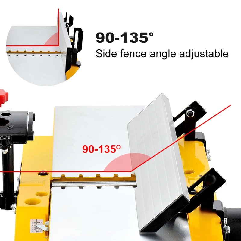KOMIYA 1800W Electric Wood Thicknesser Planer Multifunctional For Woodworking Wood Jointer