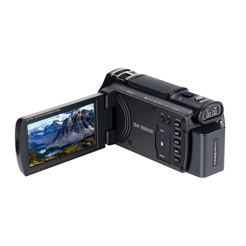 ORDRO XV80 Fotocamera per streaming live 4K Zoom ottico 12X Videocamera digitale Vlog Video Fotografia Camara - immagine 3