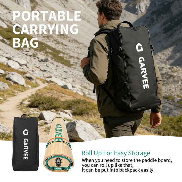 11FT/11.5FT Inflatable Stand Up Paddle Board for Adults & Youth, Wide Stable Non-Slip EVA Deck SUP with Paddle, Hand Pump & Carry Bag, All-Skill Level Paddle Board for Water Sports