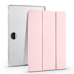 Elegant PU Leather Soft Back Stand Cover with Pen Holder for Oneplus Pad Go 11.35 (Pink)