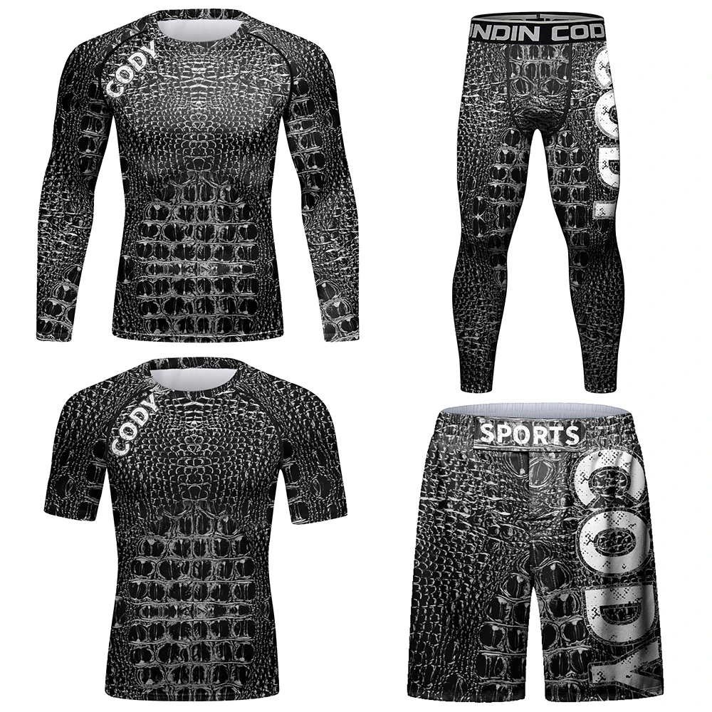 

2023 Cody Lundin Spring And Autumn Fashion Popular Green Four Piece Set Men Simple Tops Pants Suits Male Casual Daily Sportswear