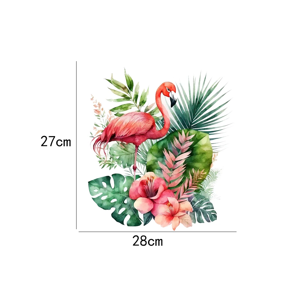 Funny Flamingo Toilet Sticker Bathroom Toilet Cover Sticker Wall Stickers Animal Wc Fun Home BathRoom PVC
