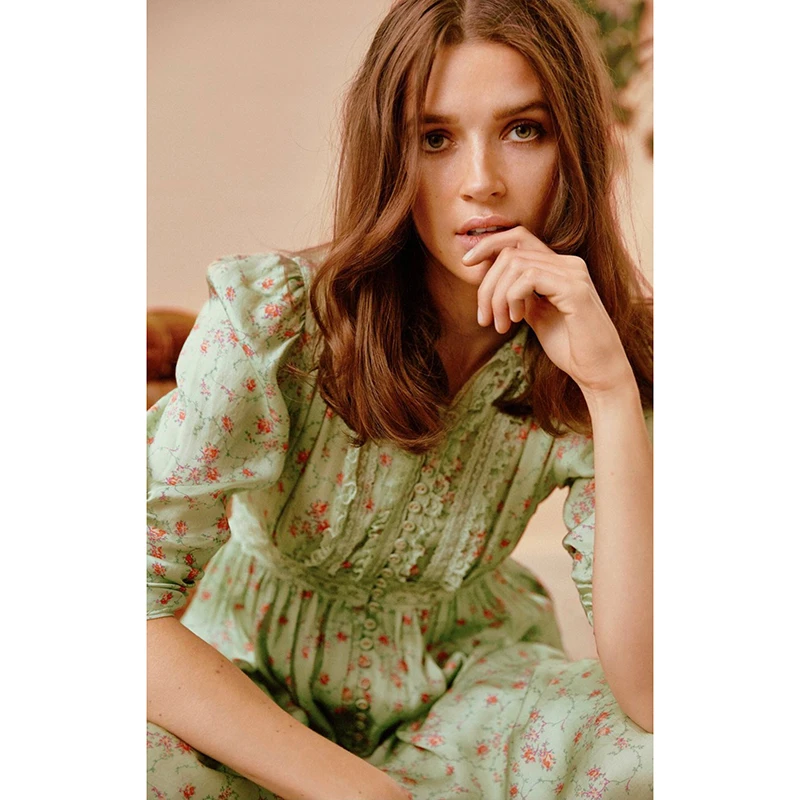 Silk Midi Dress Sleeves Silk Floral Midi Dress Midi Dress Silk Lace