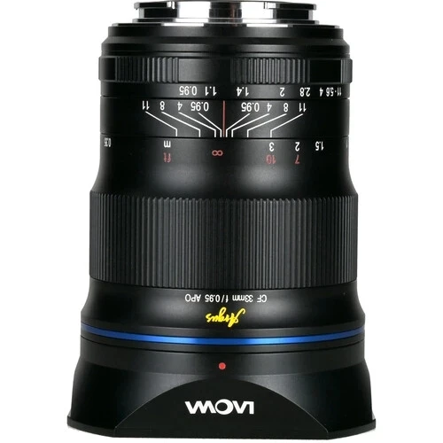비너스 옵틱스 라오와 아거스 33mm f/0.95 APO CF 렌즈 ( E 마운트용) ? 캐논 EF-M, 후지필름 X, 니콘 Z, 캐논 RF용