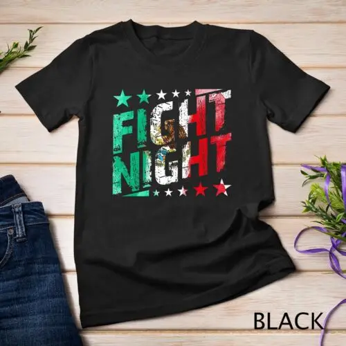 

Fight Night Mexican Boxing Fan Themed Premium Unisex T-shirt