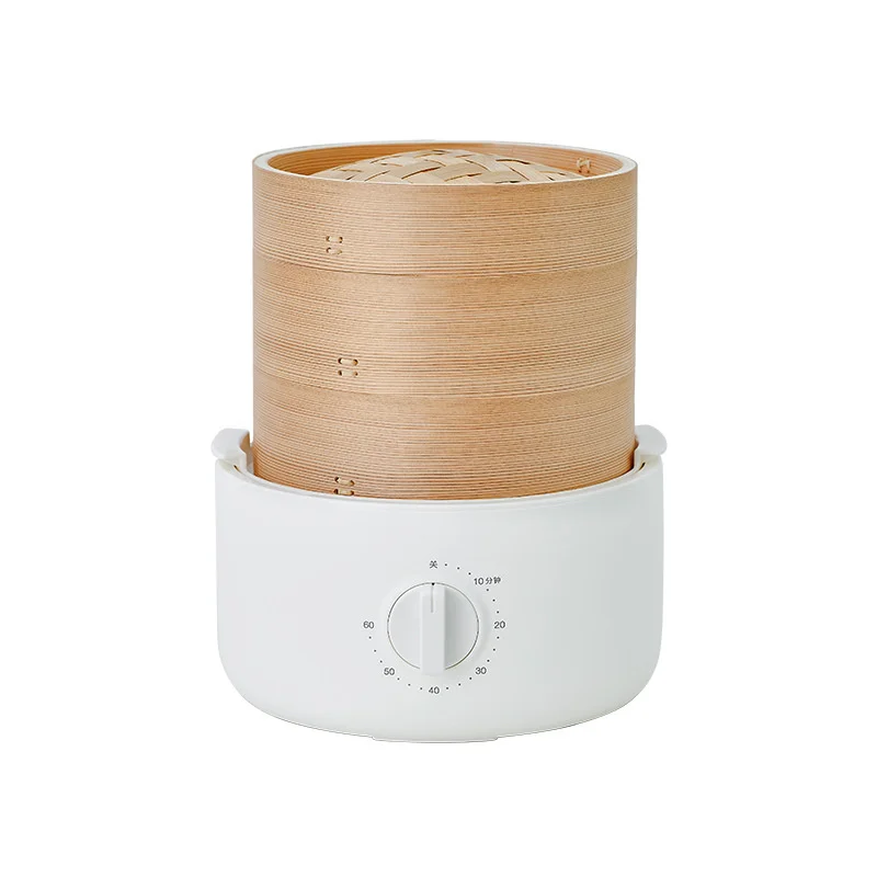 Orayks Bamboo Cage Electric Steamer Multifunctional Household Electric Steamer Fully Automatic Breakfast Machine for Steaming 5