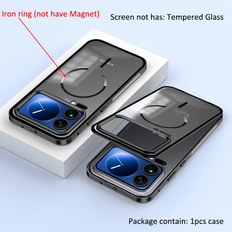 Aluminium Alloy Metal Bumper with Acrylic Back Case