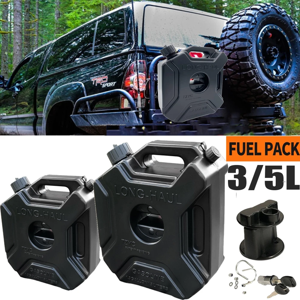 For BMW 3/5L Fuel Tanks Plastic Petrol Cans Car Jerry Can Mount Motorcycle Jerrycan Gas Can Gasoline Oil Container fuel Canister petrol can motorcycle fuel container car fuel tank
