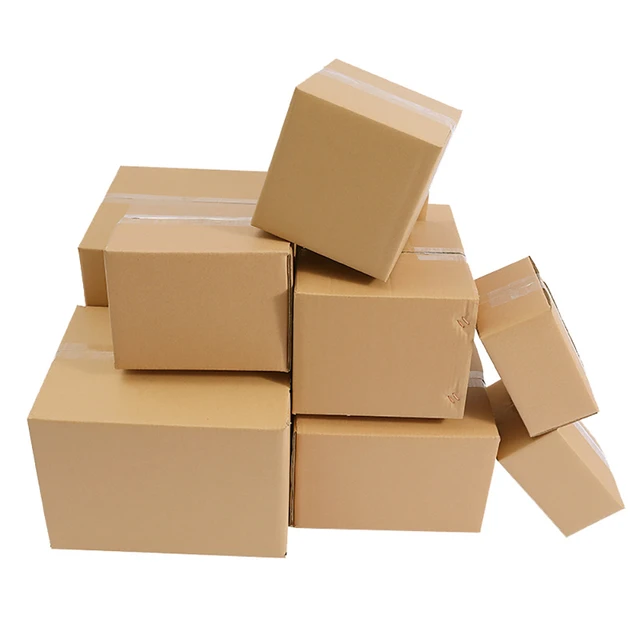10Pcs Square Corrugated Box Brown Shipping Paper Box Mailer Candles Perfume  Packing Gift Box 3-Layer Thicken Cardboard Carton - AliExpress