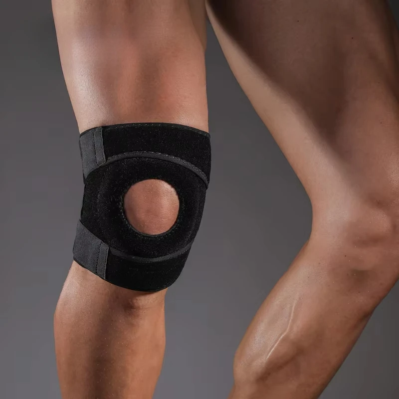 1PC sports and fitness knee pad knee cap with adjustable support