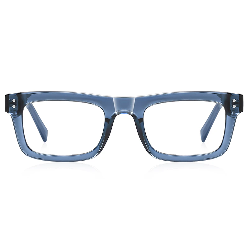 Transparent Gray Frame Square Myopia Prescription Glasses With Lenses Anti Blue Rays Student Myopes Lunettes  0 -0.5 -0.75 To -6 6