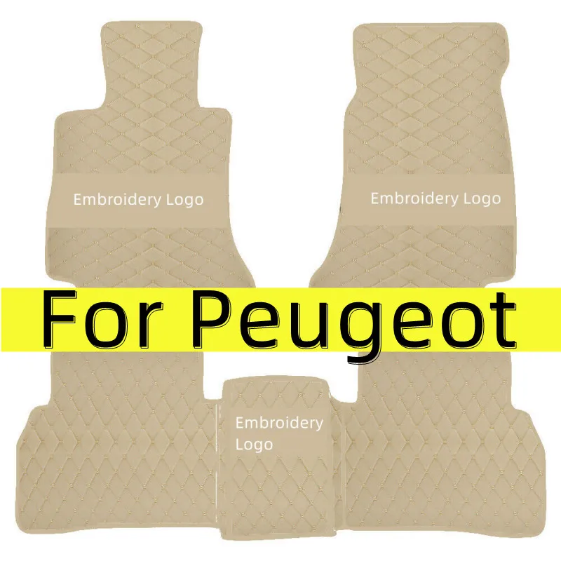 

Custom Car Floor Mat for Peugeot 2008 all model year auto Carpets rug Footbridge carpet accessories styling interior