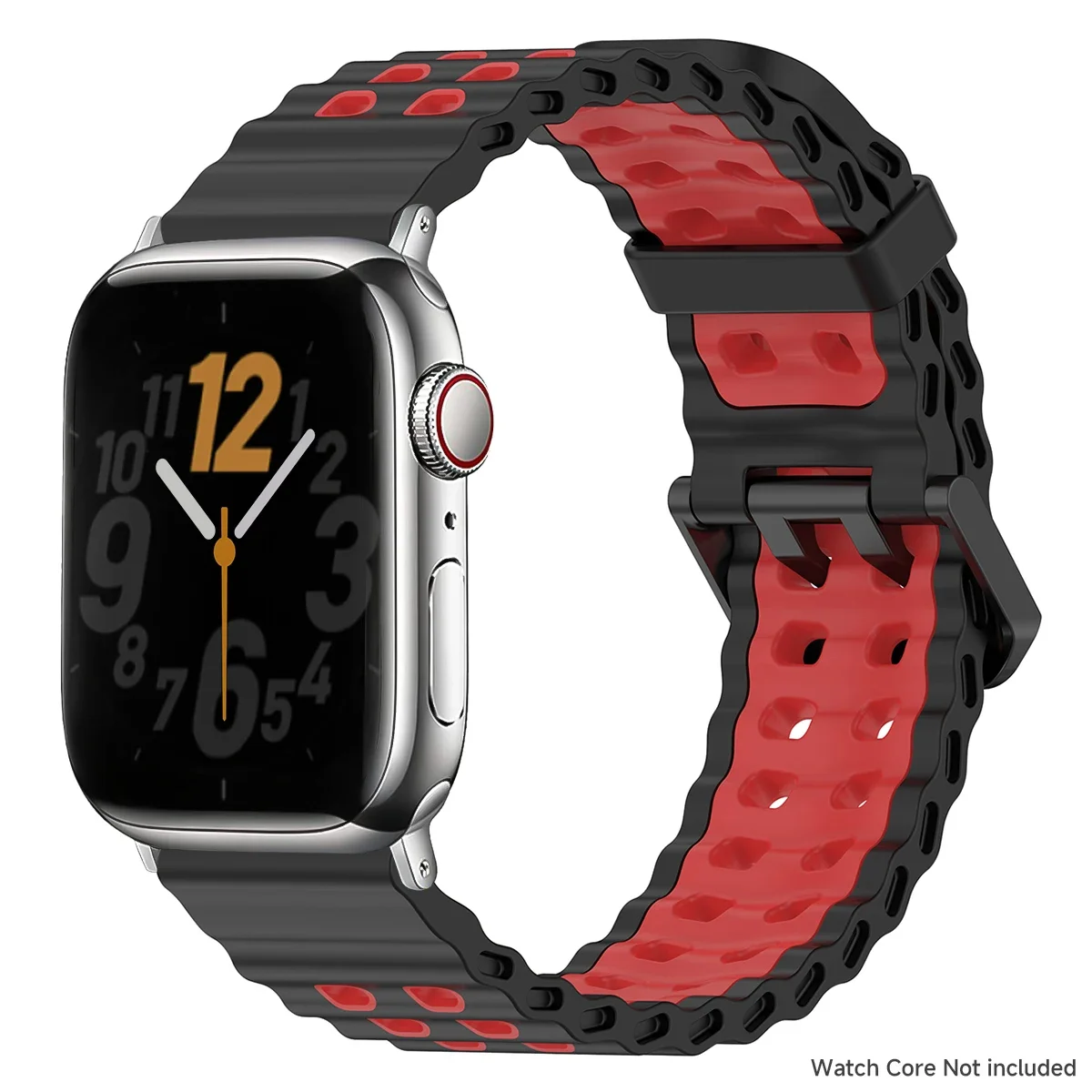 Silikonarmband für Apple Watch Ultra 3 49 mm Band Atmungsaktives Armband für iWatch Serie 11 10 42 46 mm 9 8 7 6 SE 45 mm 44 mm Armband – Detail 31