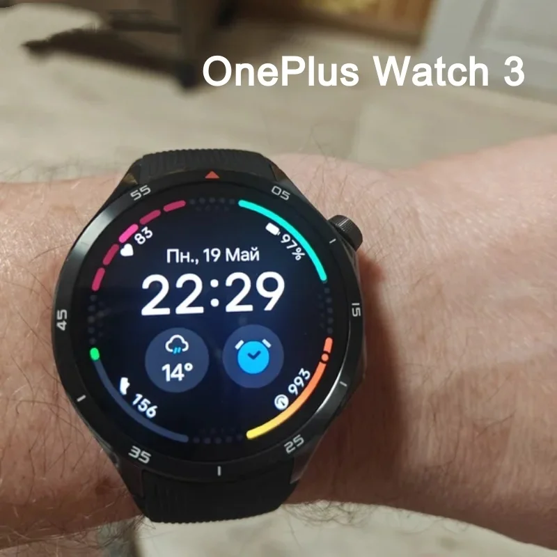 100% New Global Version OnePlus Watch 3 Smart Watch 1.5'' AMOLED 32GB Snapdragon W5 Wear OS by Google GPS NFC IP68 5ATM 1