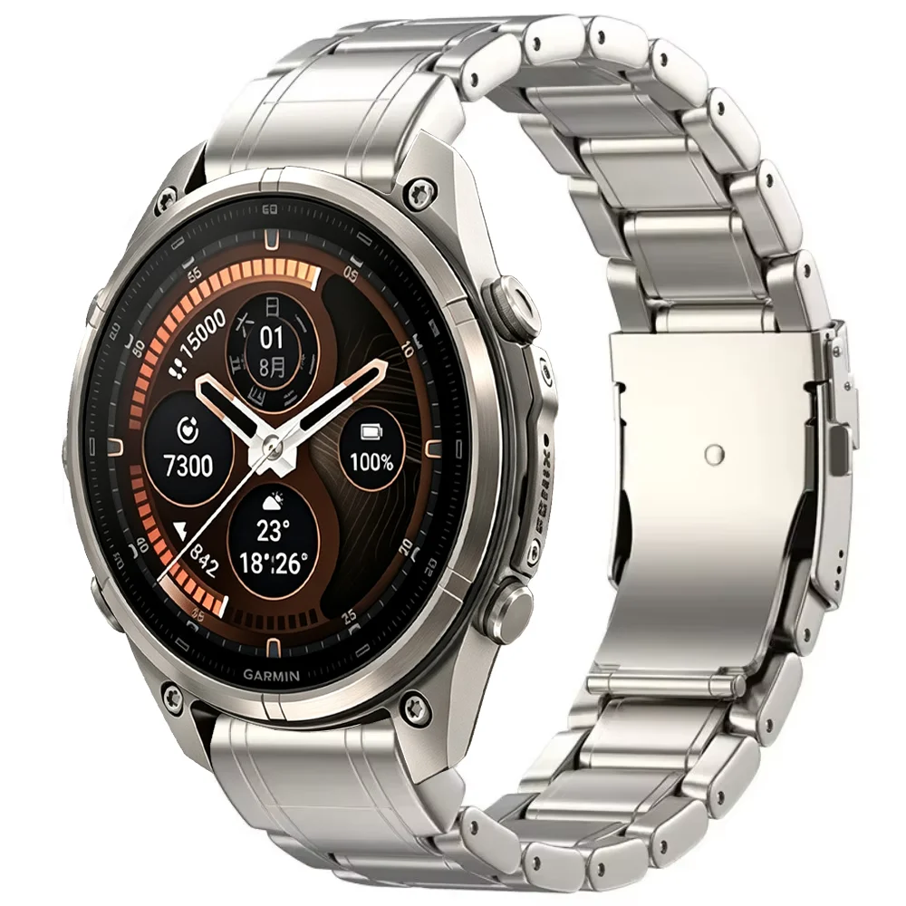 Premium Titanium Alloy Quick Fit Wristband, 26mm/22mm