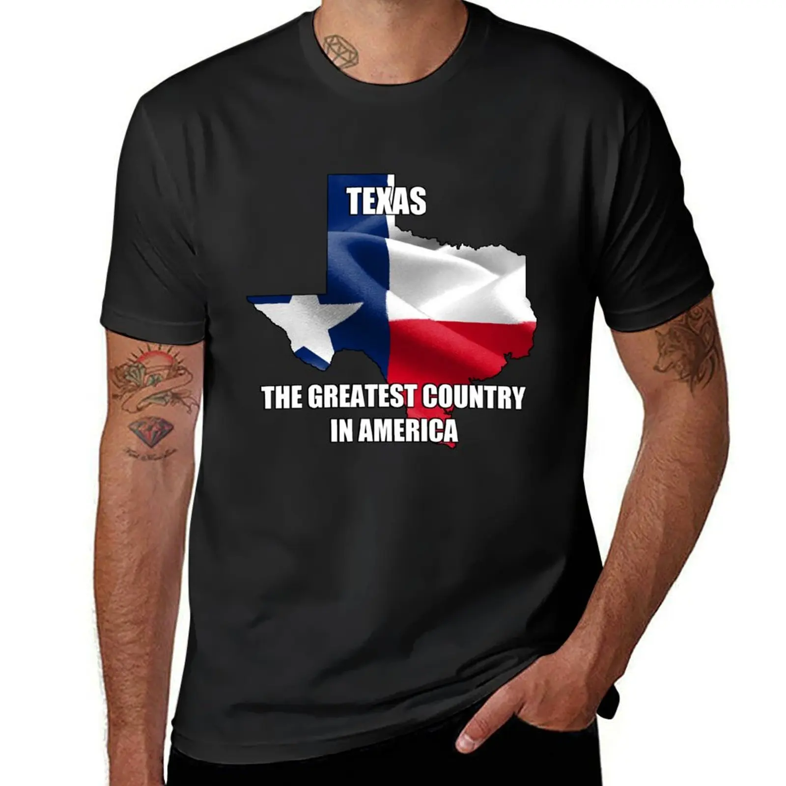 Texas, the greatest country in America T-Shirt anime clothes graphics vintage t shirts for men pack