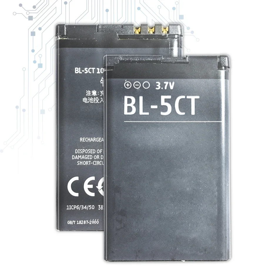 Bl5Ct Bl-5Ct Produttore Gb/T 18287-2013 Batteria Per Nokia 6303I 6303C 6750 C5 C5-00 C5-02 C5-00I Batterie