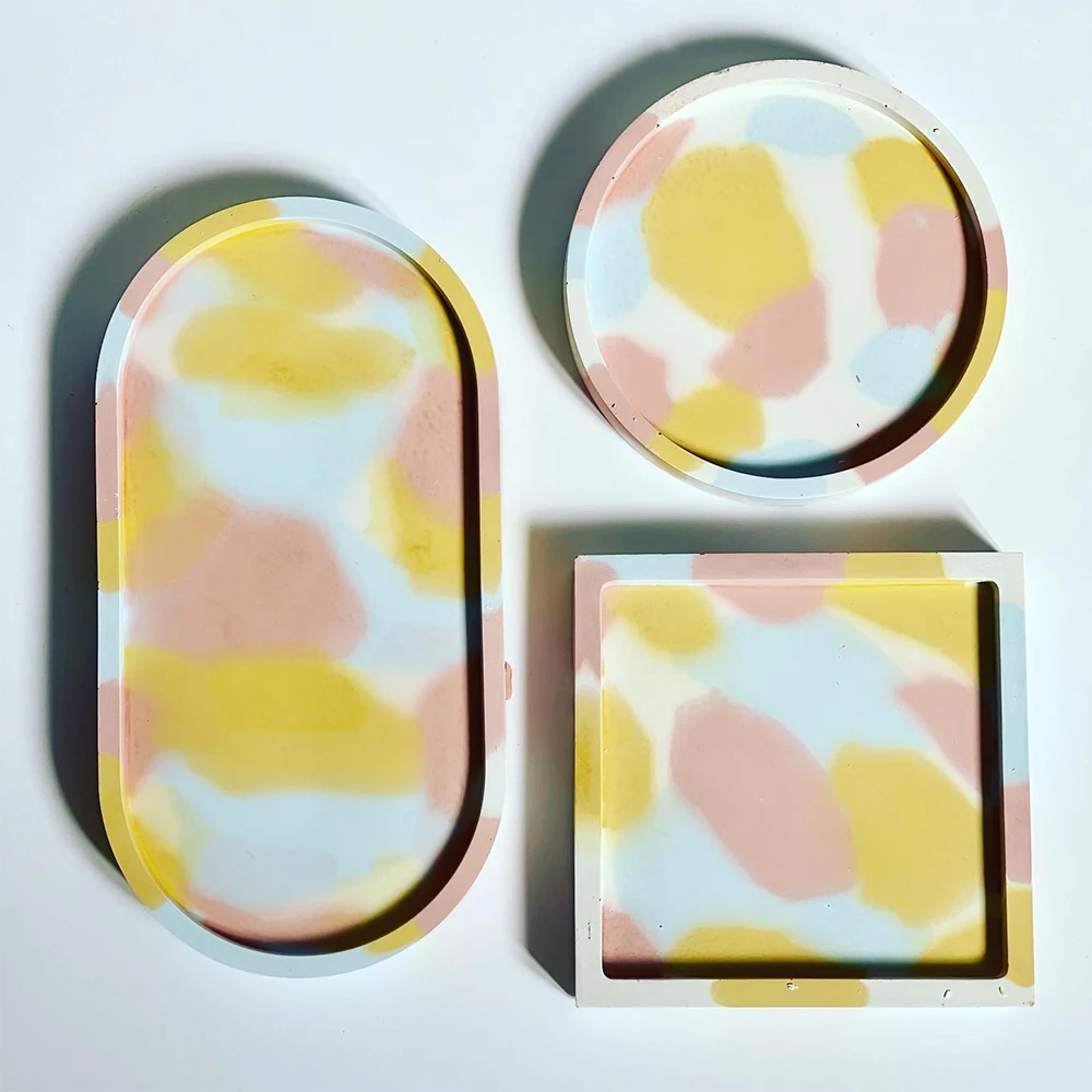 Concrete Storage Tray Silicone Mold silicone mold flower silicone mould