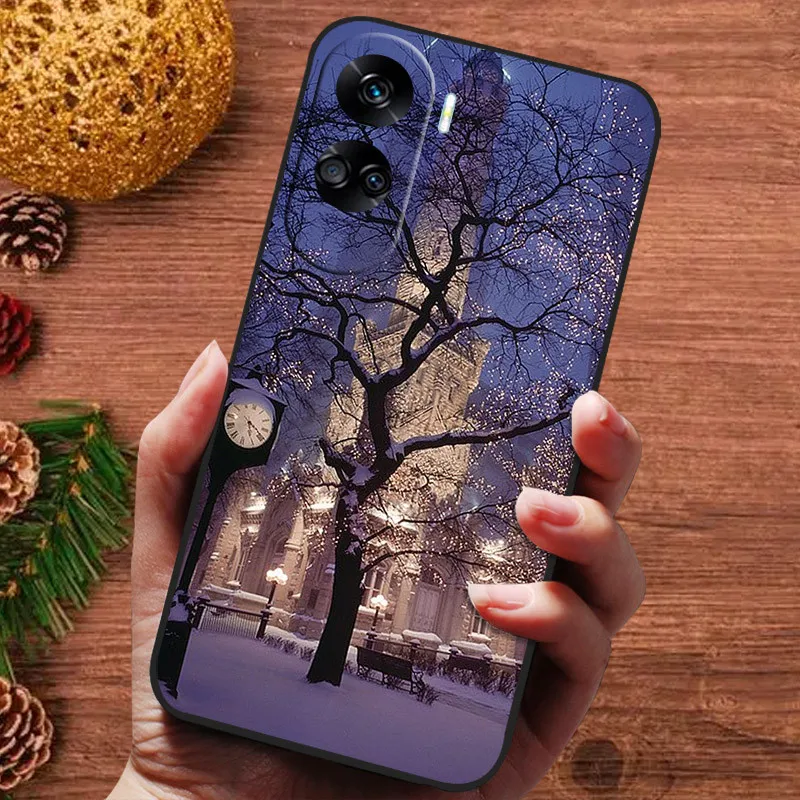 Festive Silicone Soft Case with Cute Bumper Design