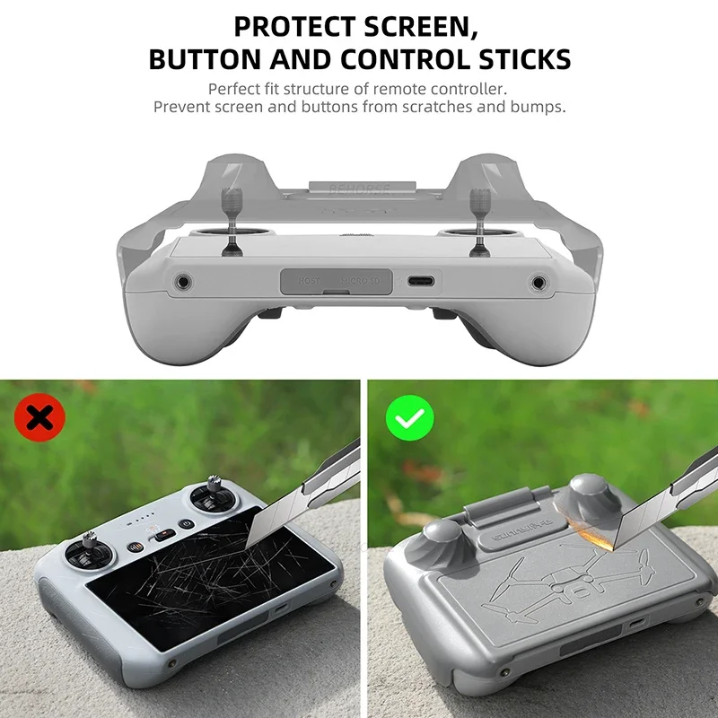 Drone Accessories 2 in 1 Remote Controller Sun Hood Sunshade Screen Protective Shell Cover For DJI Mini 3 Pro/Mini 3/Mavic 3 RC Drone Accessories