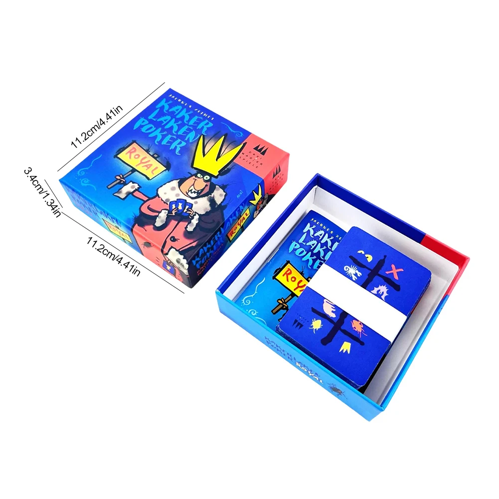 Kaker Laken Poker Royal Polilla Tramposa Board Game Xiaoqiang Cheating Moth Board Game for Family for Adults Children