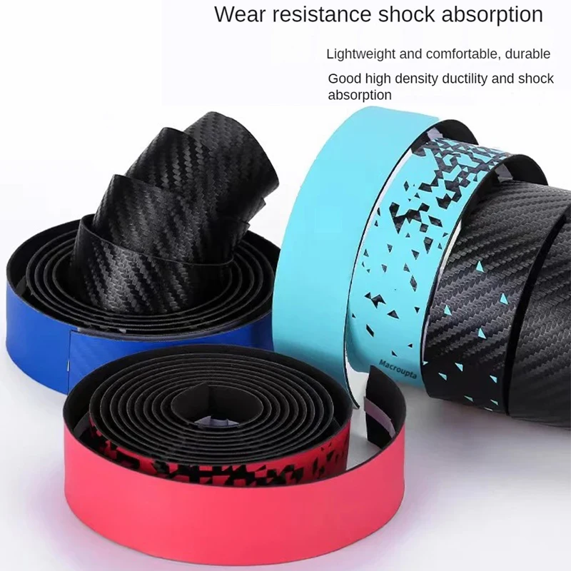 Bicycle Handlebar Strap Shock Absorbing Bike Handlebar Tape PU+EVA Road Bike Bar Tape Anti-slip Bicycles Accessories