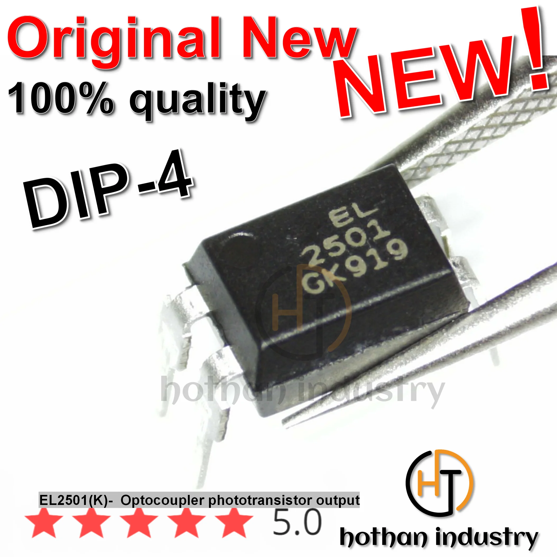 【10pcs】2023+ 100% New original EL2501(K)- EL2501 Optocoupler ...