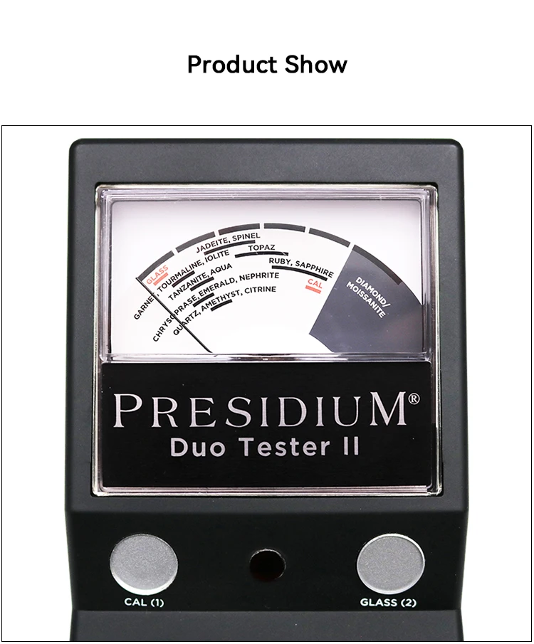 Presidium Duo Tester II Der einzige Dual-Thermo- und Reflexionsprüfer identifiziert die ATC-Kalibrierung von Diamanten und 16 farbigen Edelsteinen – Detail 2