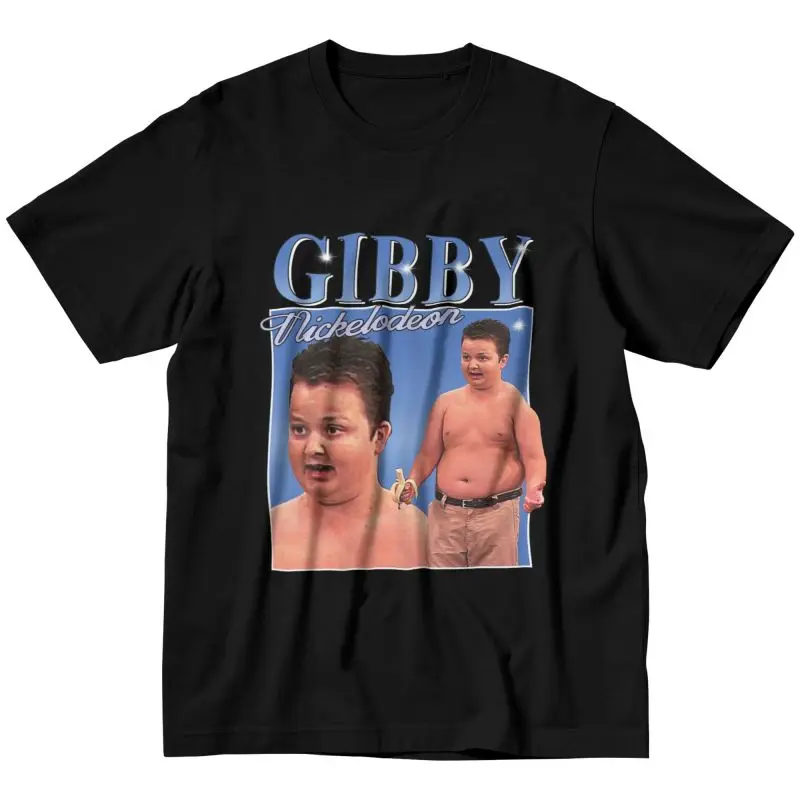 

Funny Gibby Meme Icarly T Shirt Men Short Sleeved Summer Tshirt TV Show Noah Munck T-shirt Loose Fit Cotton Tee Tops Merch