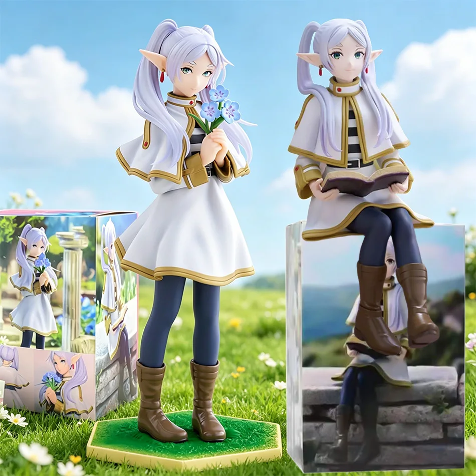 Chibi Frieren Collectible Figurine - Mini PVC Desk Decor Gift