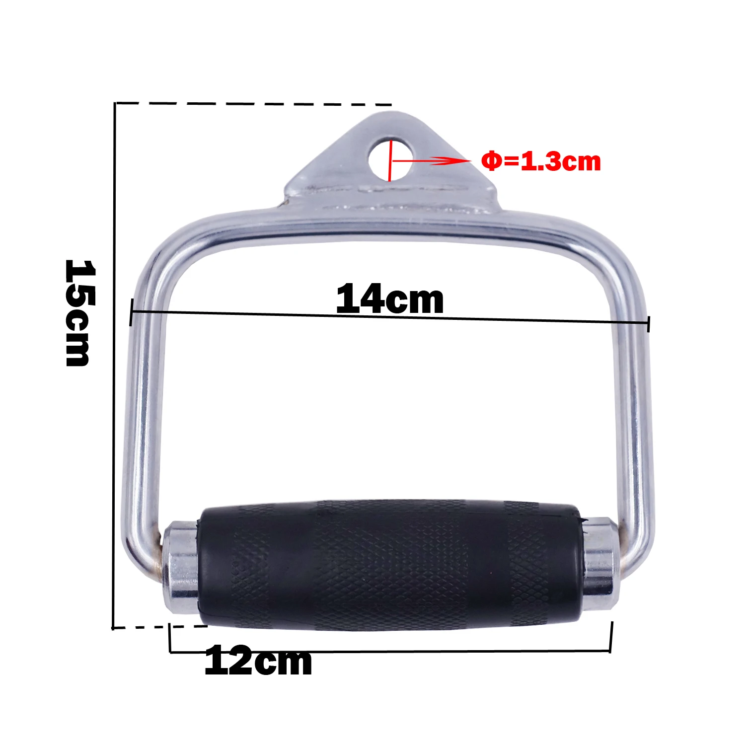 Cable Machine Handle Attachments D Handle Heavy Duty Clips LAT Pull Down Metal Grips Pulley Workouts Home Gym Equipment gym accessories,fitness workout handle