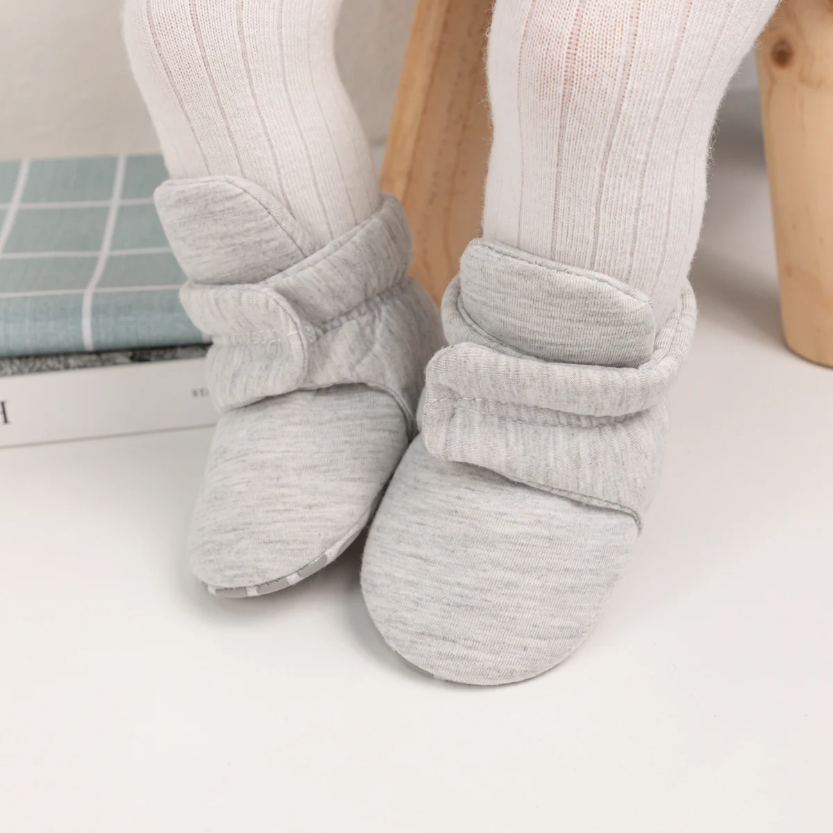 Winter Baby Unisex Casual Boden Socke Schuhe Baumwolle Hohe Qualität Warme Minimalistischen Kleinkind Erste Wanderer Weiche Anti-slip Flache sohle – Detail 17