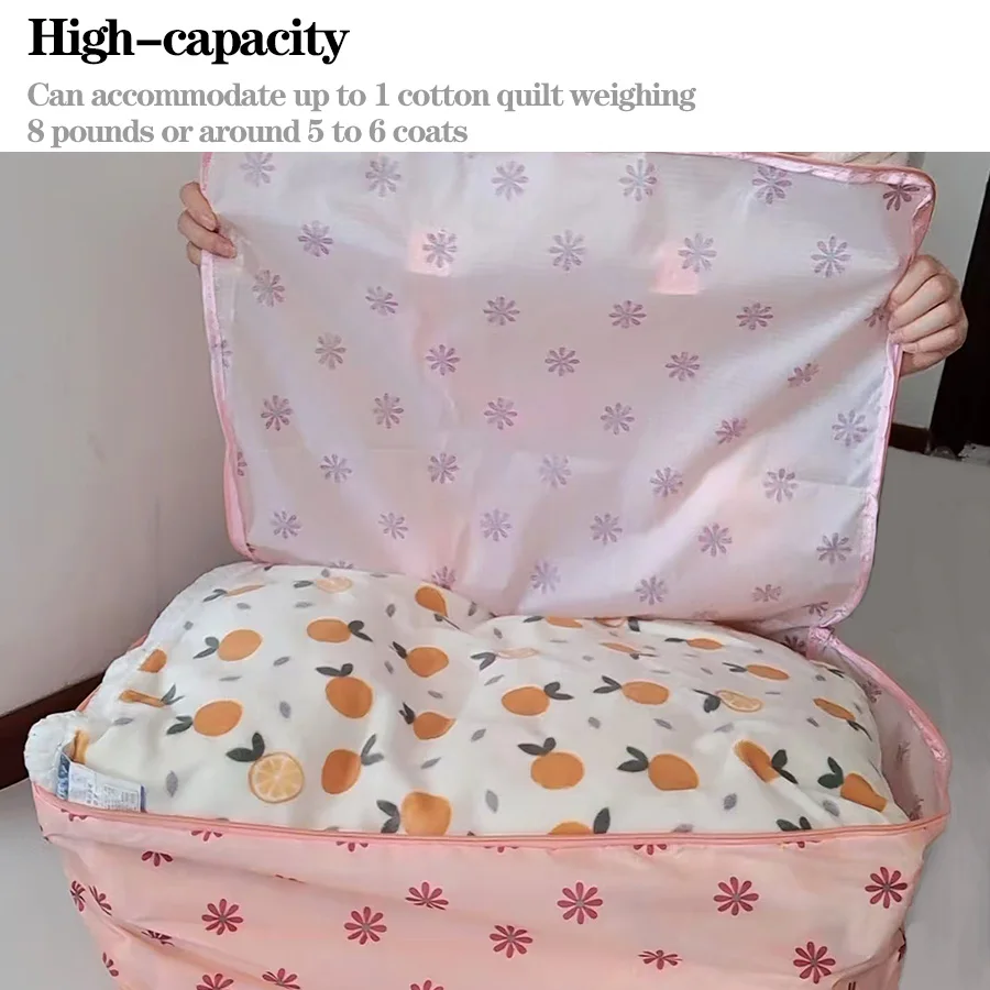 Quilt storage bag moving packing bag Oxford Butt large dustproof and waterproof storage bag 4