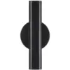 Vases Wall Mounted Flower for Decor Mini Tube Metal Vessel Hanging Pot Black Cute 3