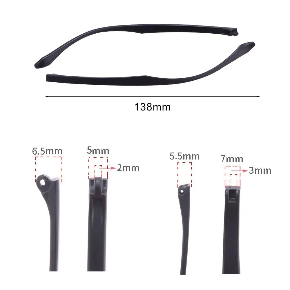 Hot Sale Anti-Slip Repair Tool Spectacle Frame Eyewear Accessories Replacement Leg Glasses Arm