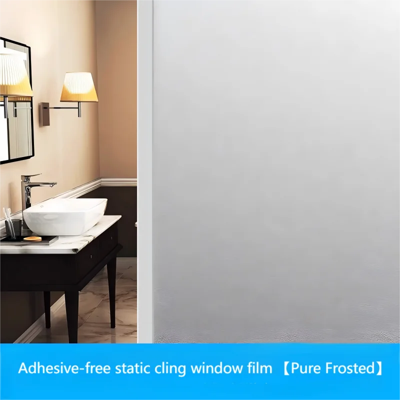 FANCY FIX Translucent frosted glass privacy film Static attraction Can be used for glass doors office home window decoration