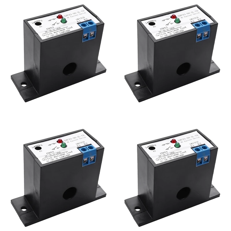 

4X Current Mutual Inductance Switch SZC23-NO-AL-CH Normally Open Current Detection Switch For AC Current Monitoring