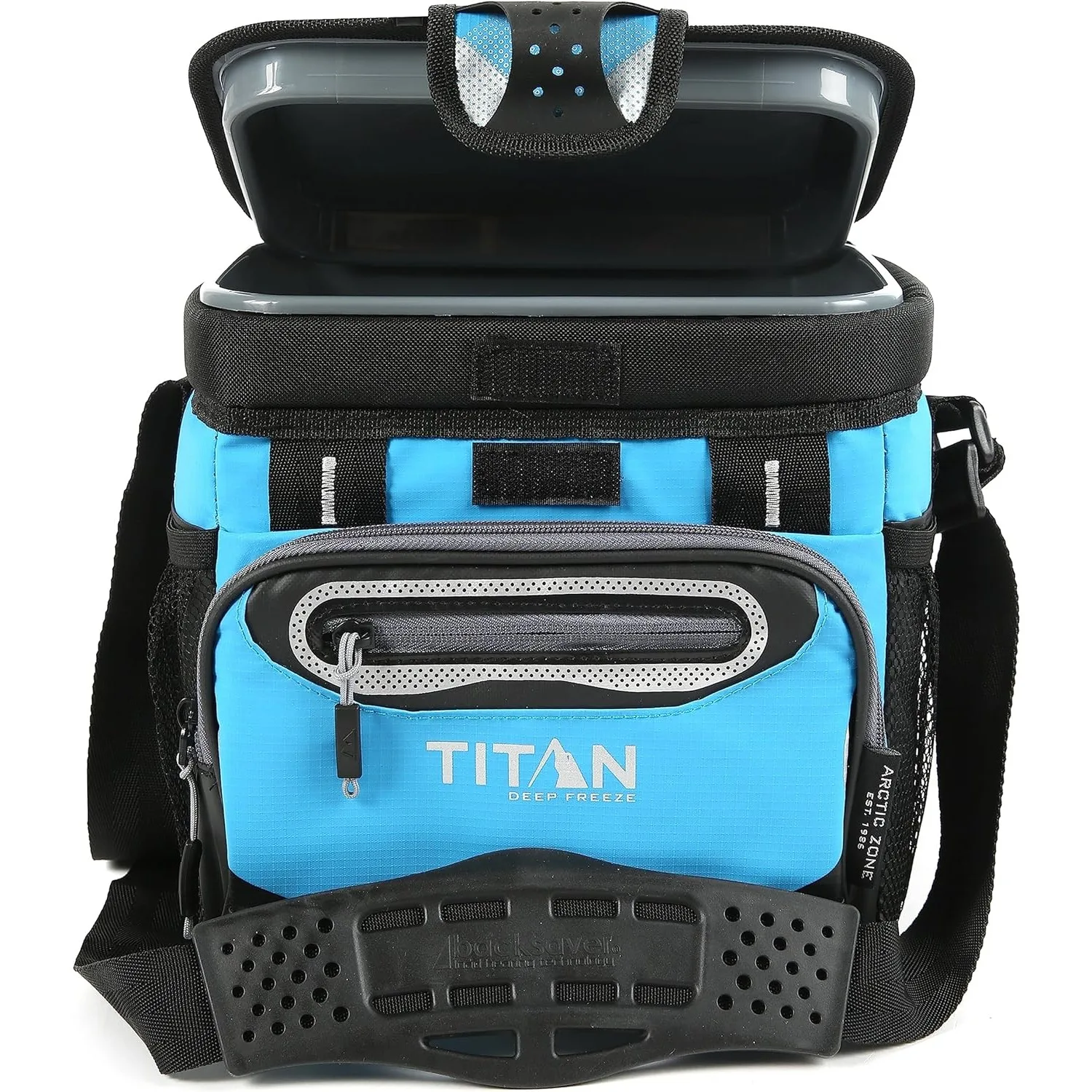 

Arctic Zone Titan Deep Freeze Cooler - Zipperless Hardbody Cooler with Deep Freeze Insulation, HardBody Liner, and SmartShelf