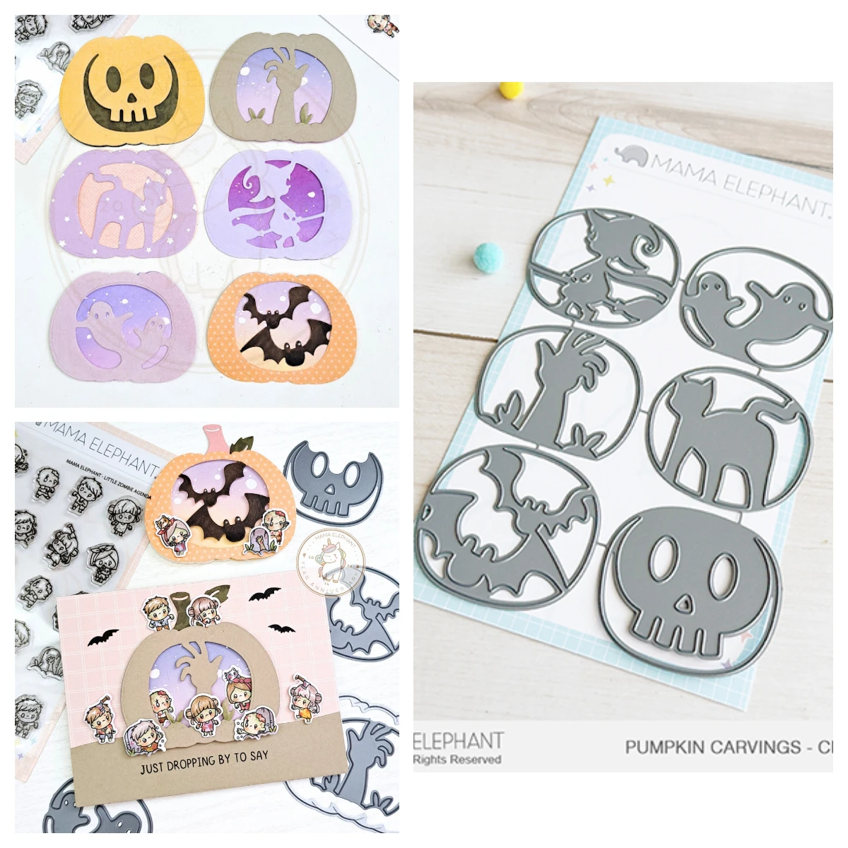 Festive Embossing and Cutting Dies Set for Holiday Scrapbooking and Card Making