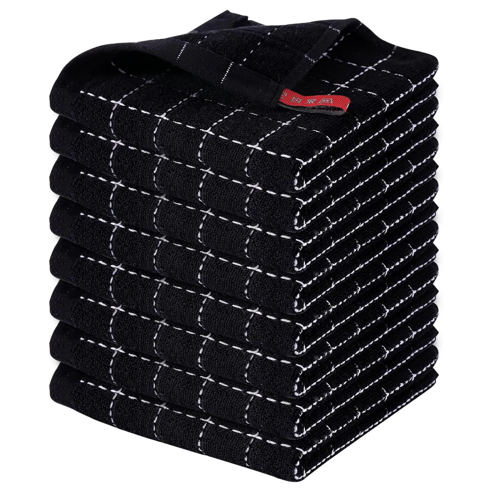 Cotton kitchen towel Dish cloth 8 Pack