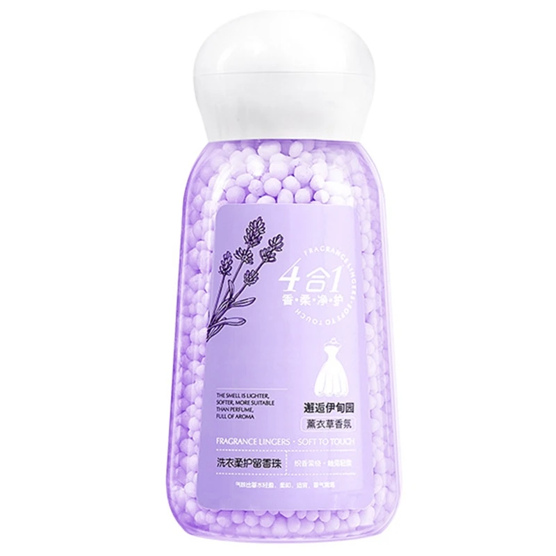 Laundry Beads 200g Bottle Lasting Fragrance Odor Remover Scent Bead for Washing Machine Clothes Clean Detergent Supplies