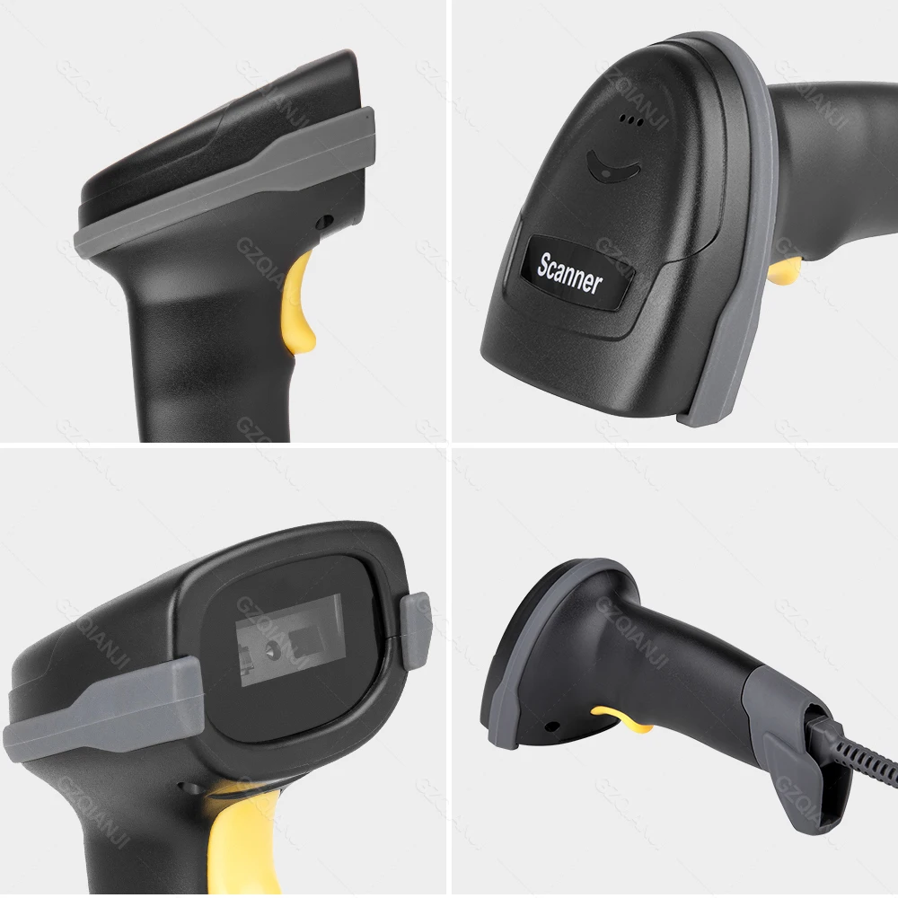 Portable 2D Wireless Barcode Scanner Reader Handheld Stand Bluetooth QR Code Scanner 1D Barcode Reader for Retail Warehouse