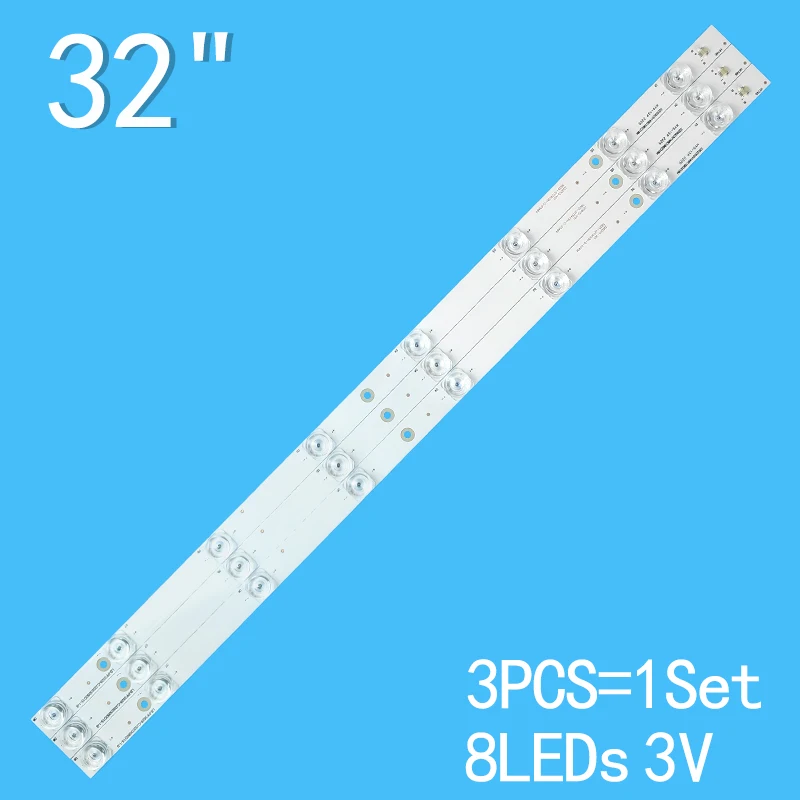 LED backlight strip For LB-PF3528-CJ3203080D15-V02-H LB-PF3528-CJ3203080D15-1 320D15-V02 32ECS55R 32ECS20X