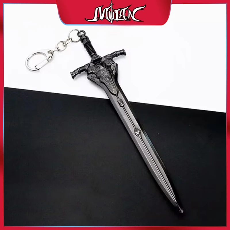 Dark Souls 3 Keychains Mini Artorias Sword 15cm Metal Model 1:1 Detail Restoration Game Peirpherals Accessories Katana Gift Toys 1pc mini perpetual calendar 2019 keychains unique metal keyring sun moon carving 2010 to 2060 calendar key ring customize logo