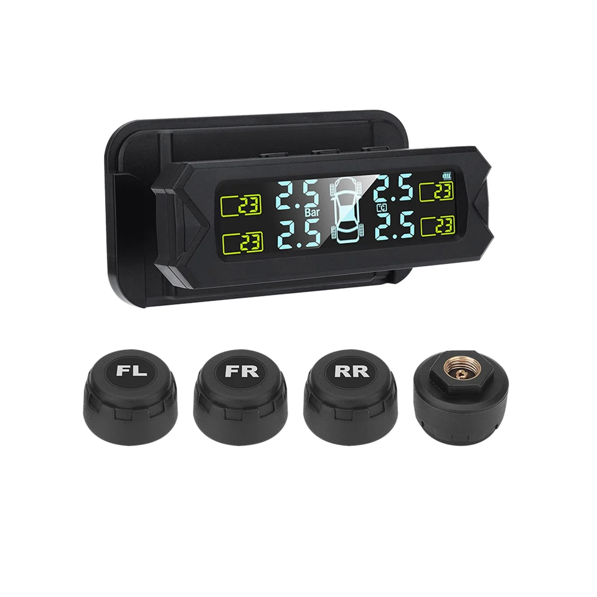 

Система контроля давления в шинах Tpms на лобовом стекле беспроводной монитор давления в шинах с 4 датчиками