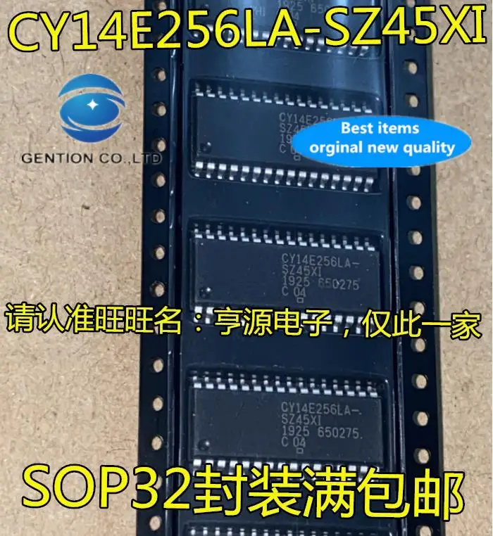 

5 шт., 100% оригинальная новинка, модель CY14E256LA CY14E256LA-SZ45XI, микросхема памяти