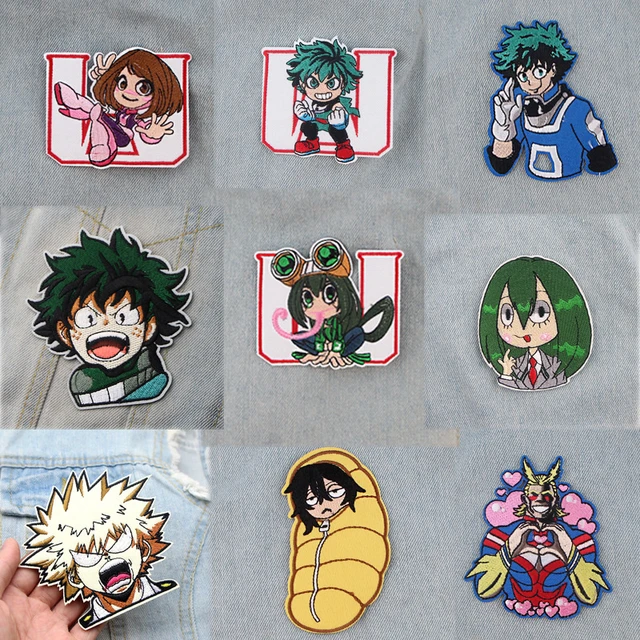  Iron on Patches for Clothing,16 Pieces Anime Patches